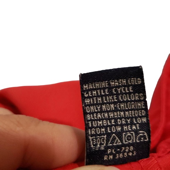 EUC Izod Skort Golf‎ Size 12 Womans Pockets Outdoors Athleisure Red Orange White - Picture 3 of 12